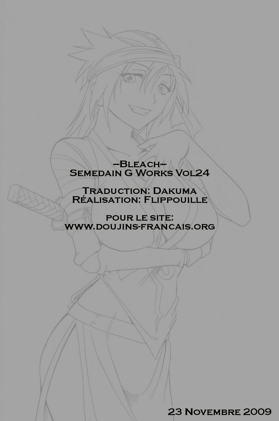 [Semedain G (Mokkouyou Bond)] Semedain G Works Vol. 24 - Shuukan Shounen Jump Hon 4 (Bleach) [French] page 17 full