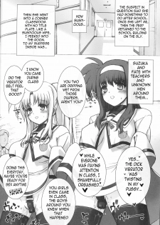 (C73) [Basutei Shower (Katsurai Yoshiaki)] SCHOOL GIRL -Fate Suzuka Arisa Gakuen Choukyou Bon- (Mahou Shoujo Lyrical Nanoha) [English] =LWB= - page 6