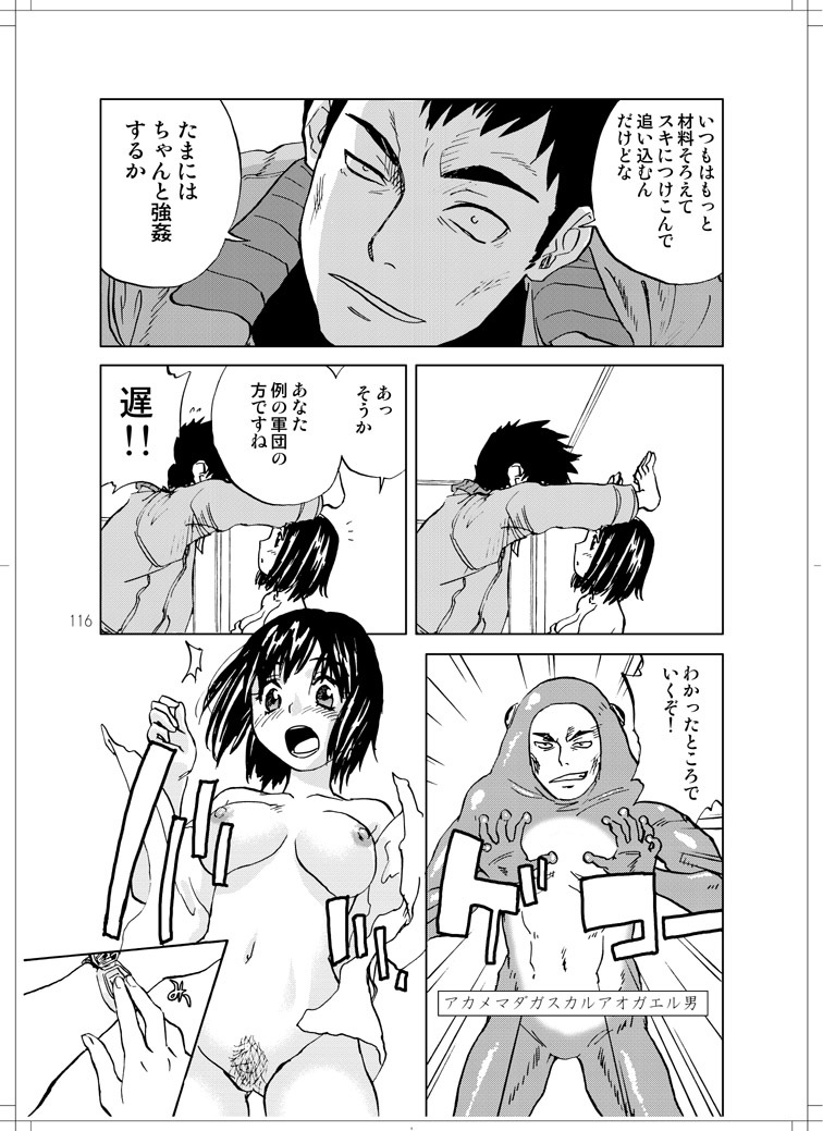 (C78) [Zerry Fujio] Sanagi chan Kinkyuu Syutsudou (Scramble) page 114 full