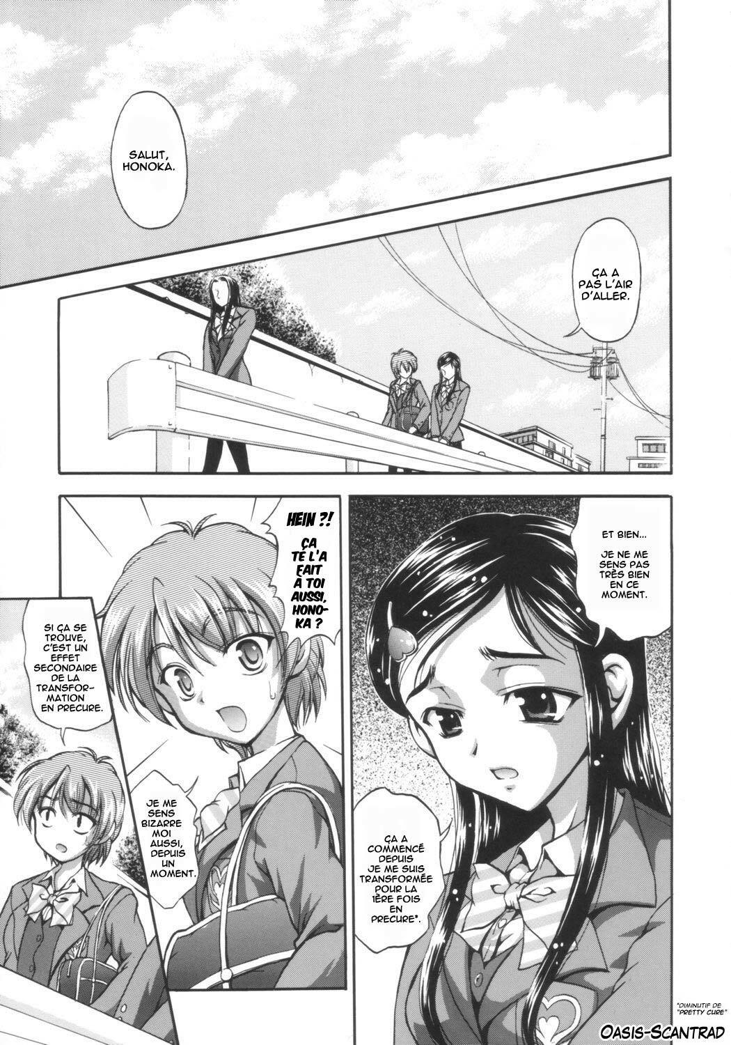 (C66) [Kuroyuki (Kakyouin Chiroru)] Milk Hunters 1 (Futari wa Precure) [French] [O-S] page 8 full