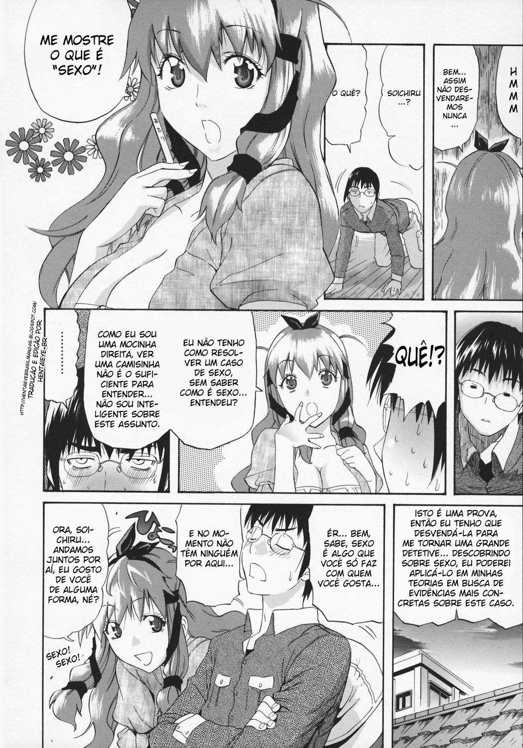 [Amatarou] (Kari) Tantei Monogatari (Happiness!) [Portuguese-BR] [HentaiEyeBR] page 10 full