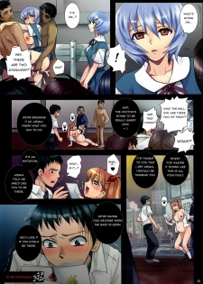 (C78) [Modae Tei (Modaetei Anetarou, Modaetei Imojirou)] Tsuugakuro no Daraku Rankou Gangu Asuka, Ninshin 9-kagetsu | A Gang-Bang Toy on the Road to School (Neon Genesis Evangelion) [English] - page 16