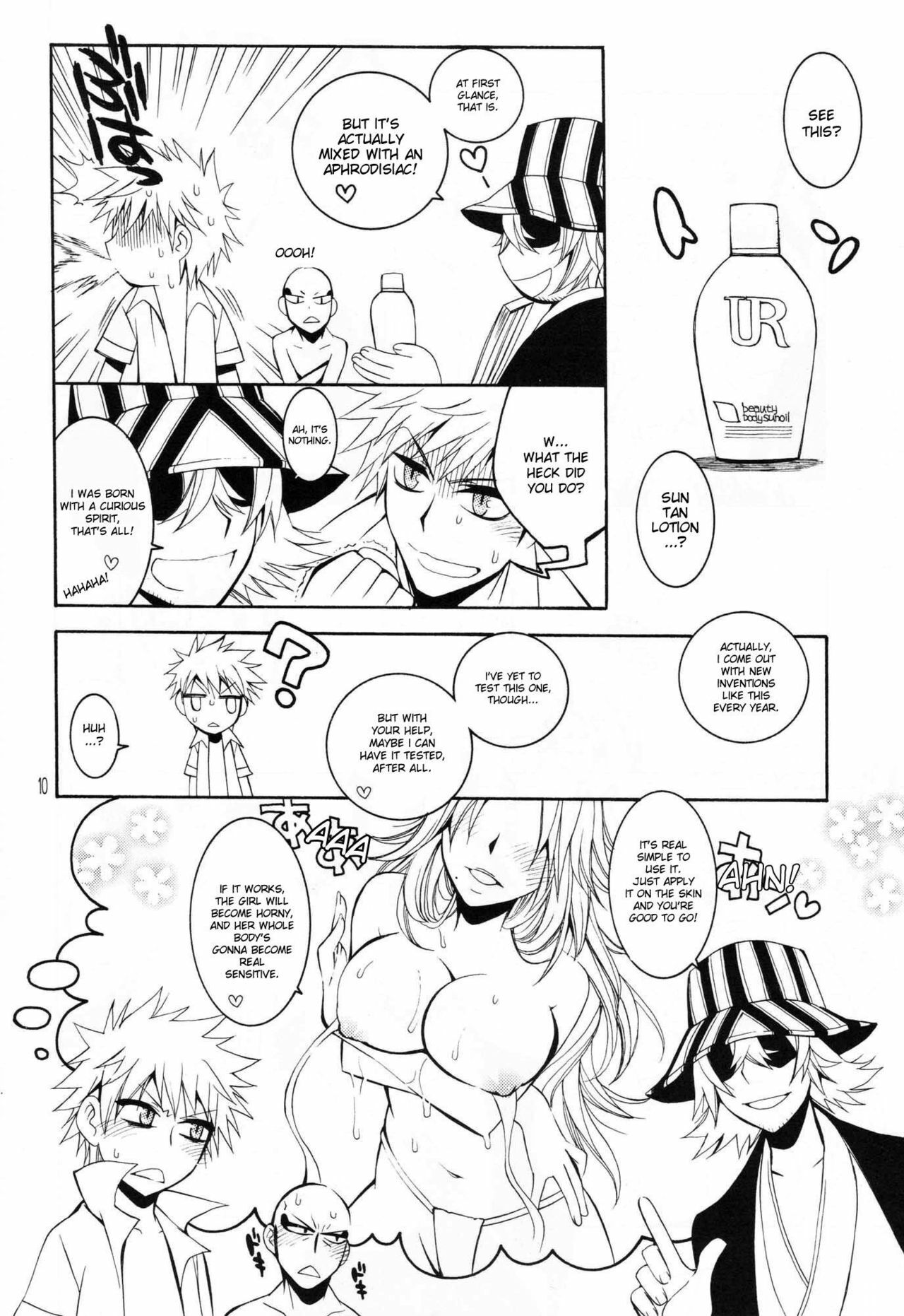 (C76) [Subsonic Factor (Tajima Ria)] Addict Shine! (Bleach) [English] {doujin-moe.us} page 9 full