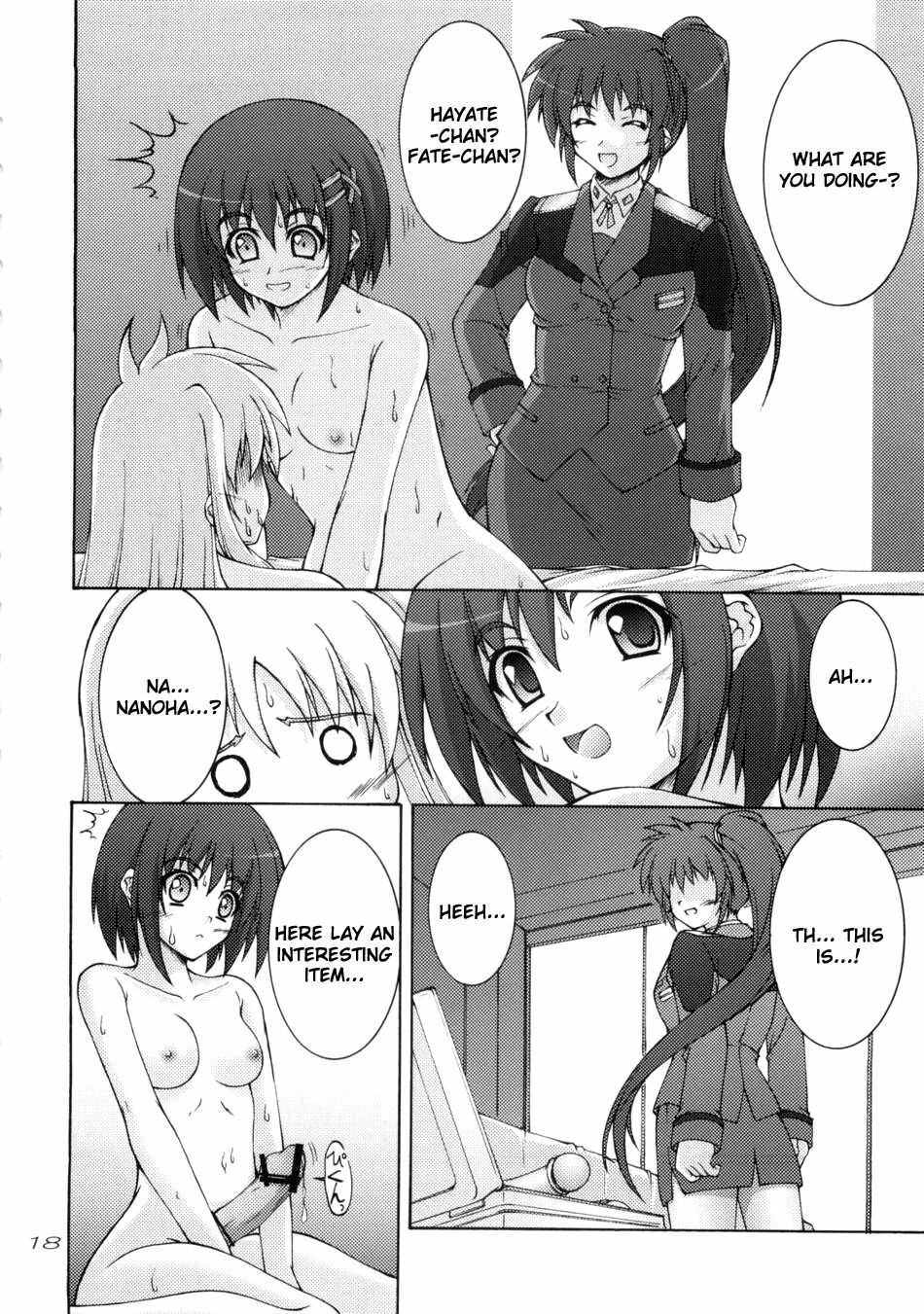 (C75) [Seitokaishitsu (Akimoto Dai)] Rokka wa Honjitsu mo Ijounashi (Mahou Shoujo Lyrical Nanoha) [English] page 16 full