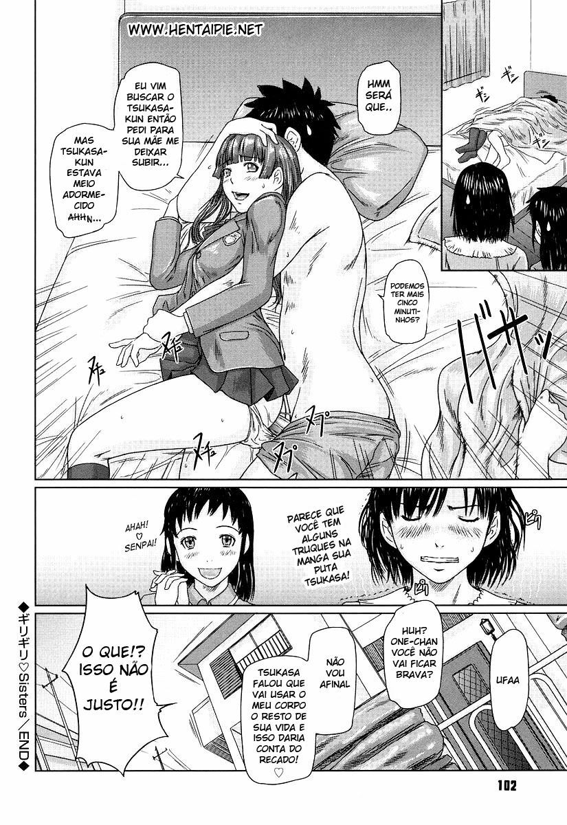 [Kisaragi Gunma] Giri Giri Sisters [Portuguese-BR] {Hentai Pie} page 102 full