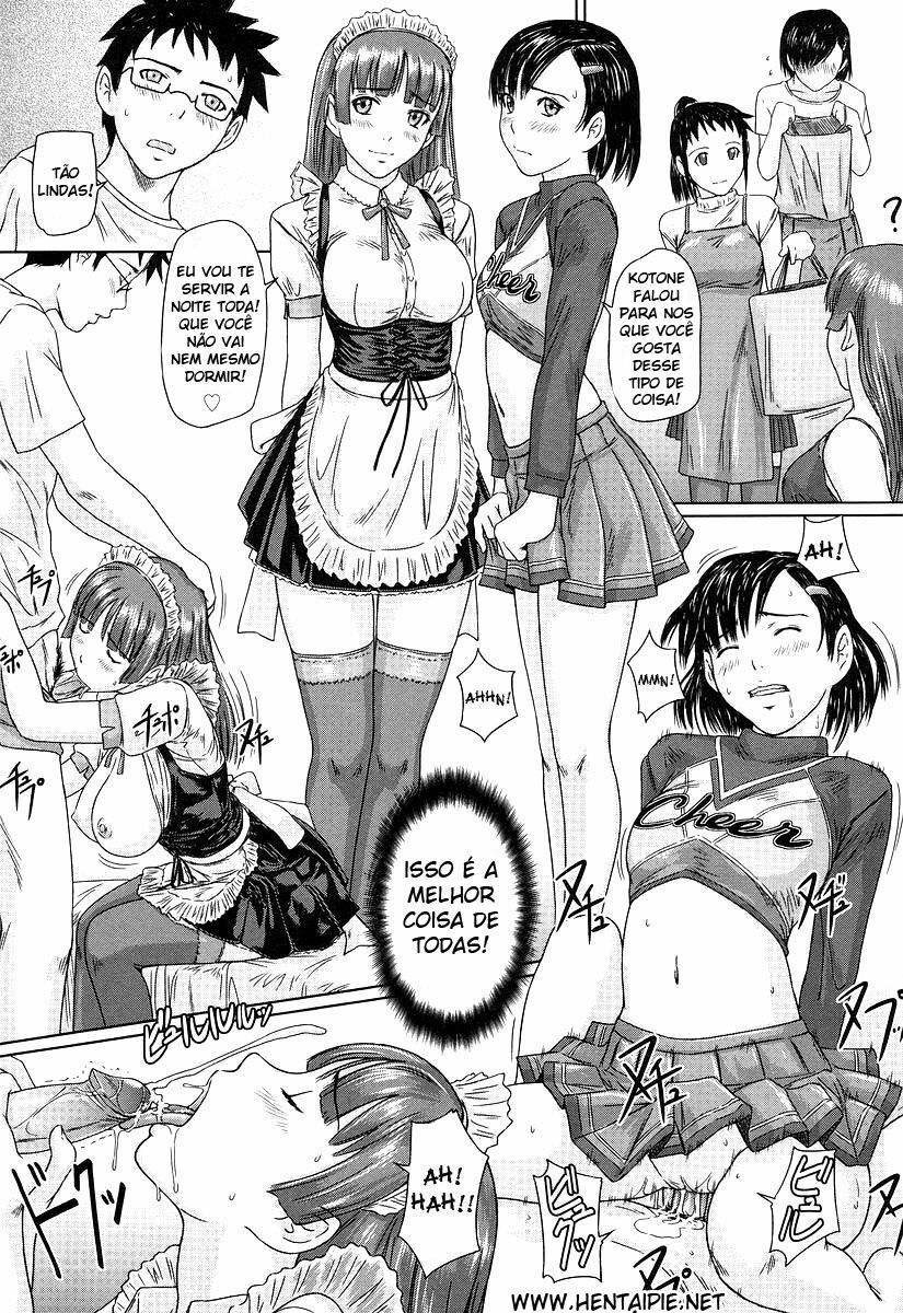 [Kisaragi Gunma] Giri Giri Sisters [Portuguese-BR] {Hentai Pie} page 98 full