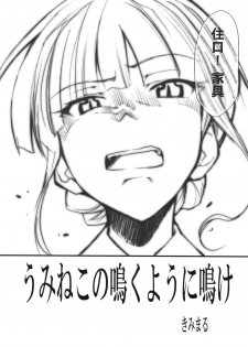 (COMIC1☆2) [Studio Kimigabuchi (Kimimaru)] Umineko no Naku Youni Nake (Umineko no Naku Koro ni) [Chinese] [清純突破漢化] - page 5
