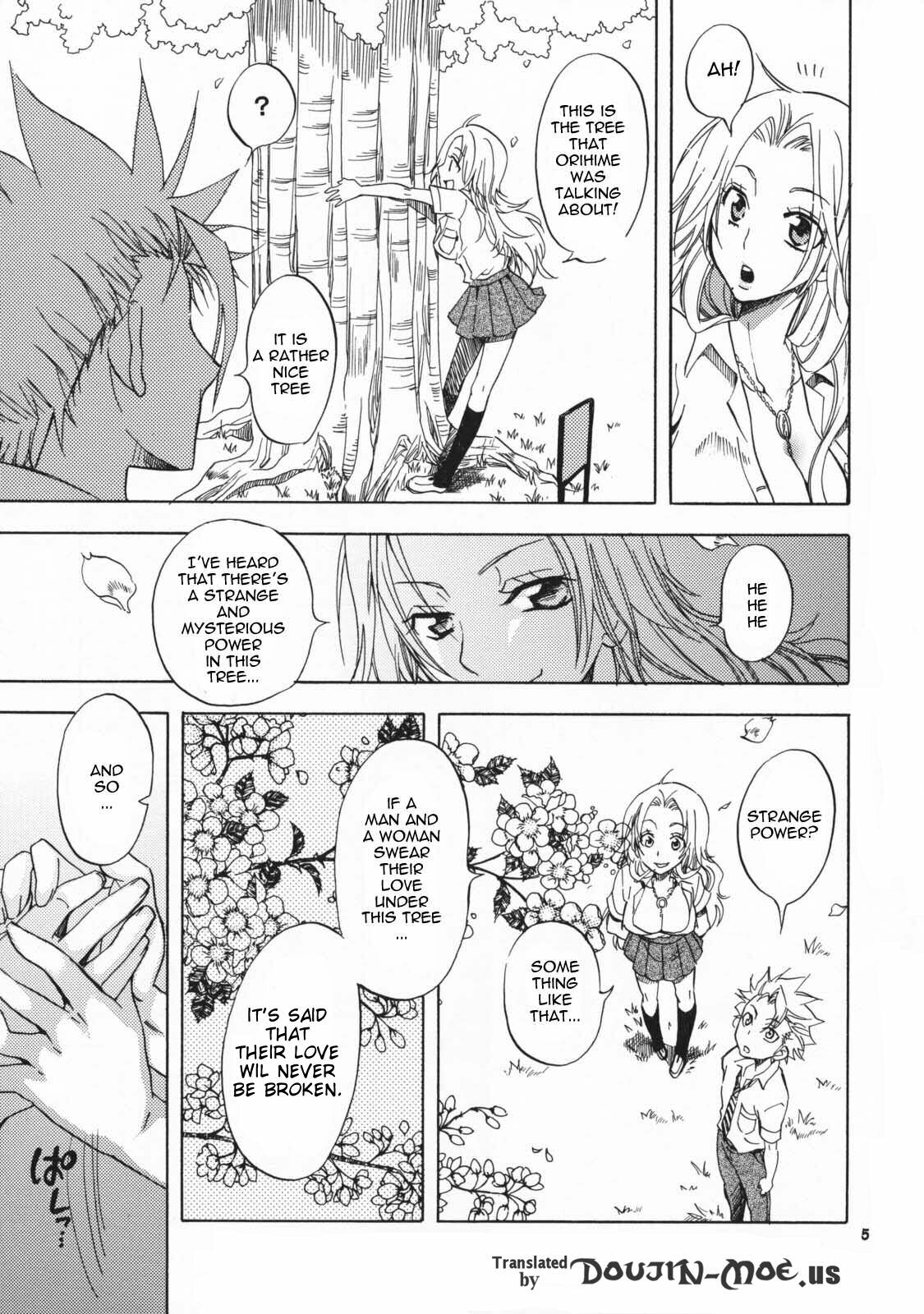 (CosCafe22) [Kurione-sha (YU-RI)] Shunshoku Holiday (Bleach) [English] [doujin-moe.us] page 4 full