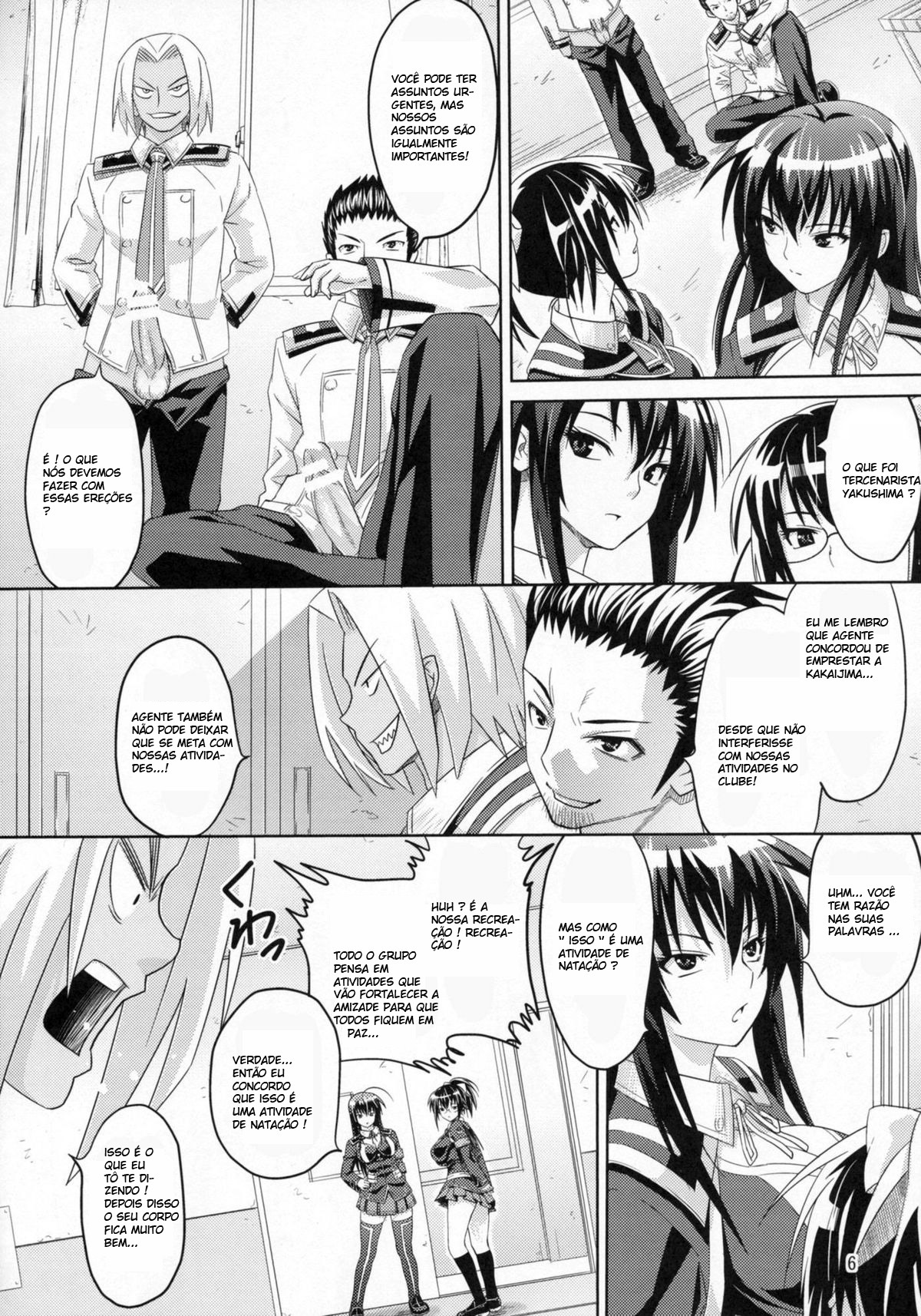 (C77) [Muchi Muchi 7 (Hikami Dan, Sanagi Torajirou)] Kaikei no Oshigoto (Medaka Box) [Portuguese-BR] [Crono Strife] page 8 full