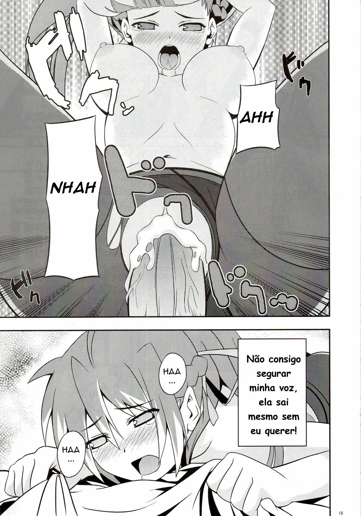 (C75) [Senpen Banka-Shiki (DATE)] Shigu nee-san Jiken Desu! (Mahou Shoujo Lyrical Nanoha) [Portuguese-BR] page 18 full