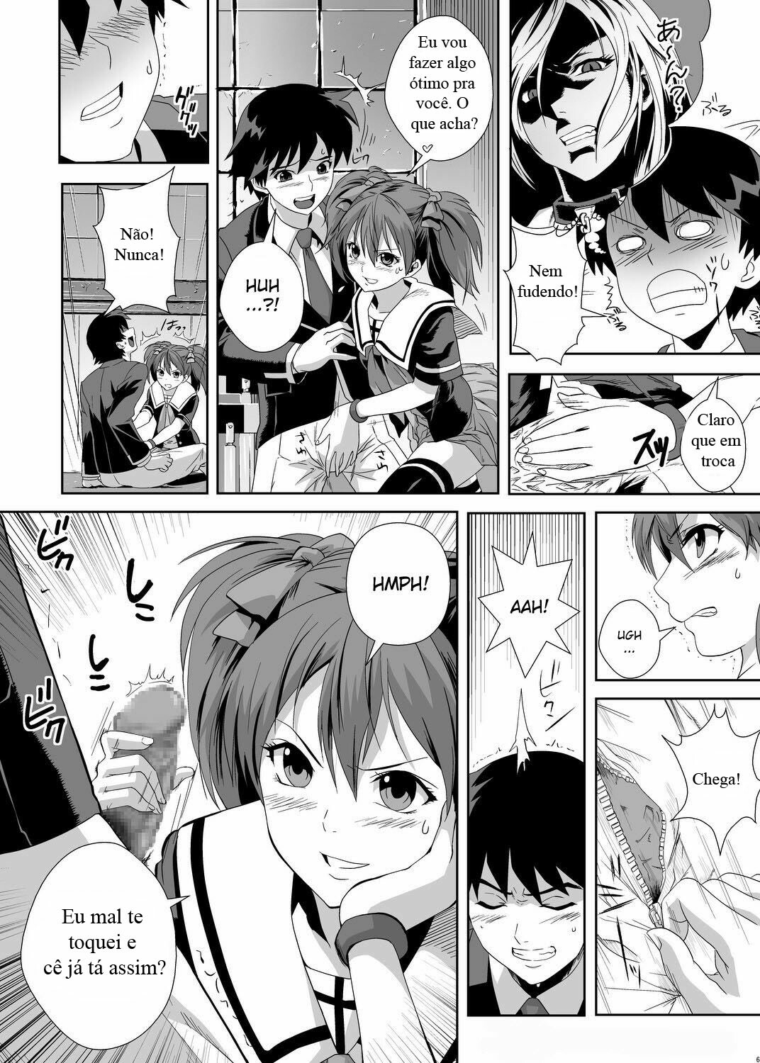 (C75) [Kamoro-SA-Z (Migiyori, Oobanburumai)] CAPU2 to Vampire (Rosario + Vampire) [Portuguese-BR] [Crono Strife] page 4 full