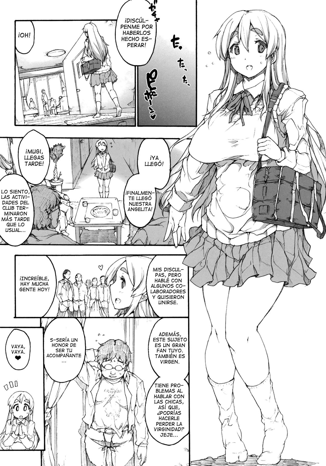 (C78) [ERECT TOUCH (Erect Sawaru)] Mugippai♪ (K-ON!) [Spanish] [Lateralus-Manga] page 6 full