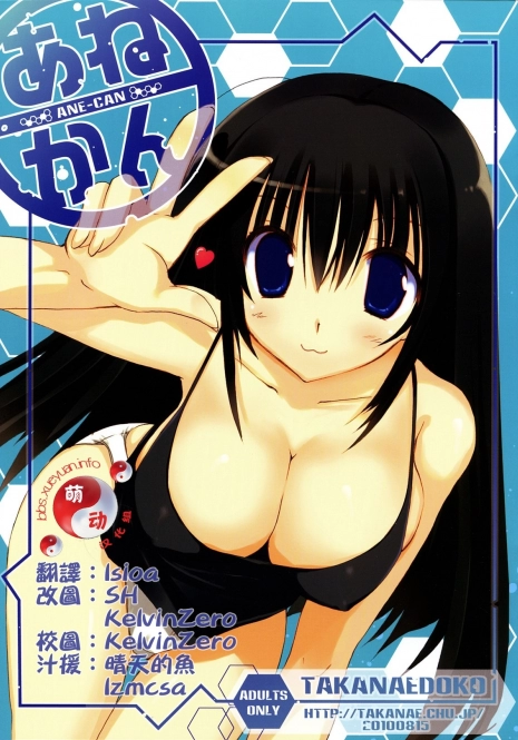 (C78) [Takanaedoko (Takanae Kyourin)] ANE-CAN [Chinese] [萌动汉化组]