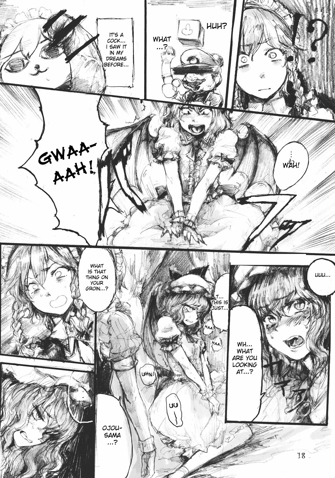(C78) [DenpaYunYun (Osakana)] SEMPER EADEM ~Ikumoko no Mamani~ (Touhou Project) [English] [desudesu] page 18 full