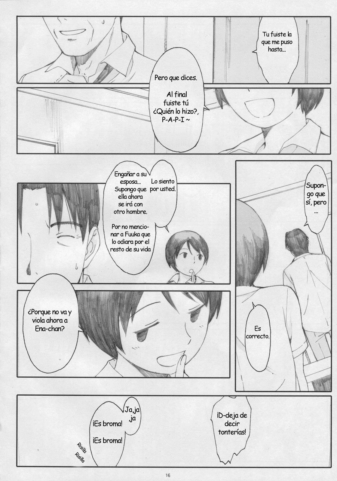 (C77) [Kansai Orange (Arai Kei)] Natsukaze! 5 (Yotsubato!) [Spanish] page 15 full
