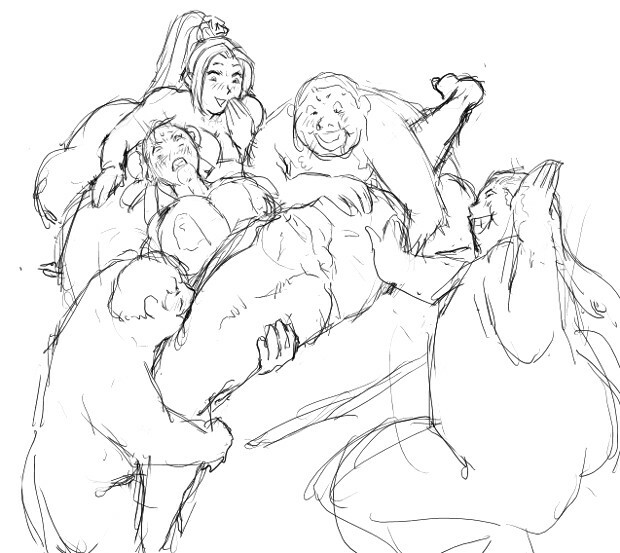 [8 no Ji Club] Anguish Battle (Street Fighter / King of fighters ) + site sketches page 47 full