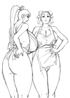 [8 no Ji Club] Anguish Battle (Street Fighter / King of fighters ) + site sketches - page 43