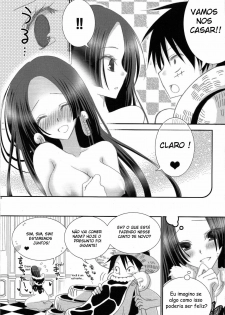 (C76) [Nanashino (mura.)] IMAGINATION ~Hebihime-sama no Otawamure~ (One Piece) [Portuguese-BR] [DiegovPR] - page 15