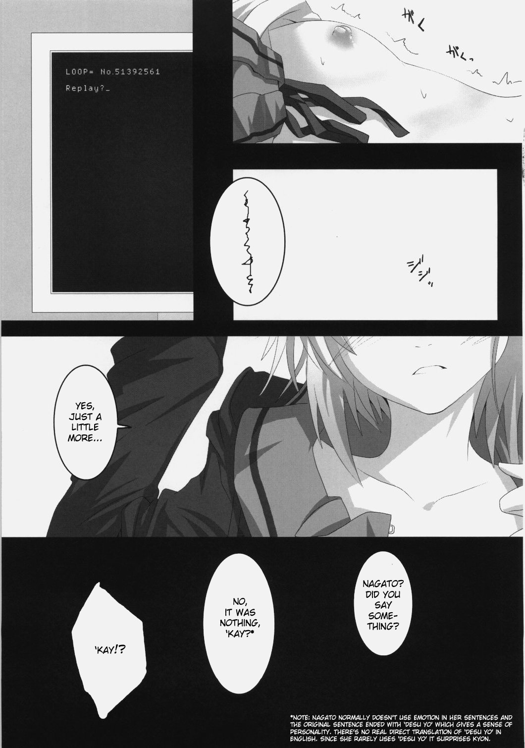 [Nilitsu Haihan (Nilitsu)] Nagato's Favorite about 18cm (The Melancholy of Haruhi Suzumiya) [English][Redcomet] page 15 full