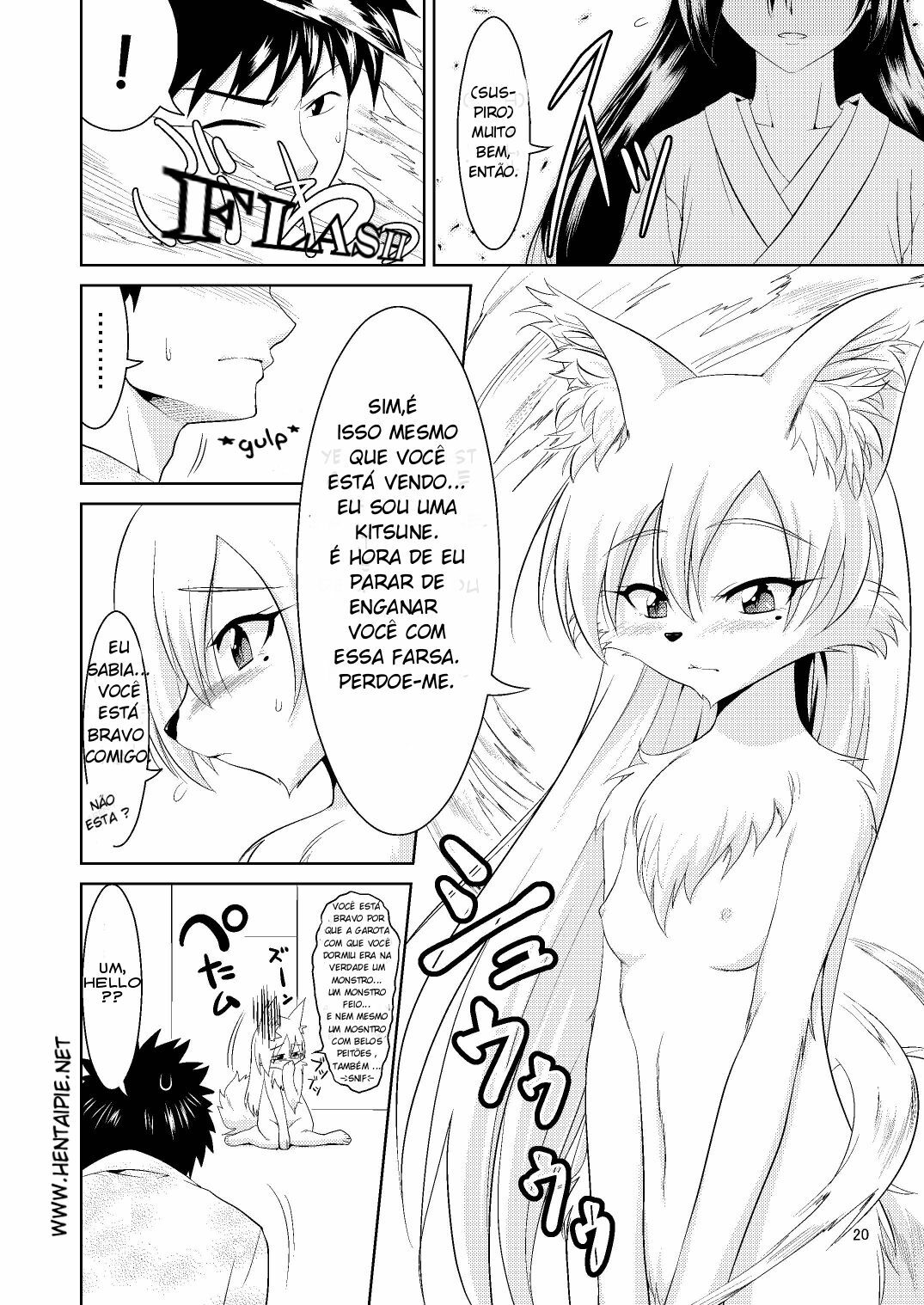 (Mimiket 22) [GREONE (Nme)] Kitsune no Yomeiri [Portuguese-BR] [hentaipie.net] page 19 full
