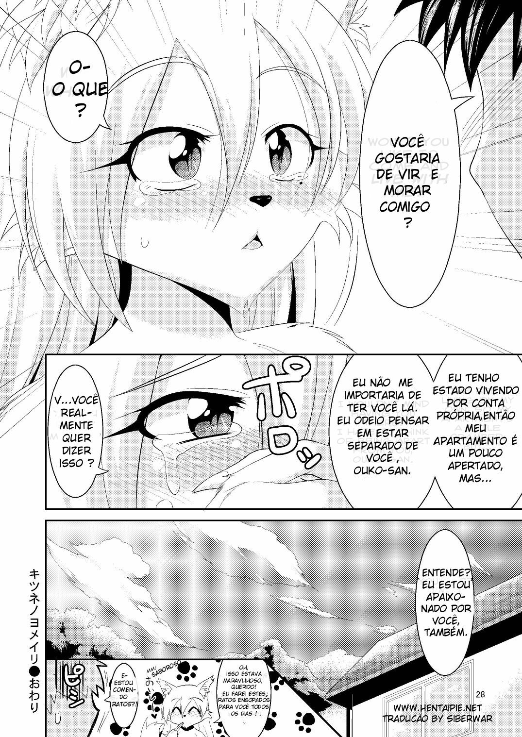 (Mimiket 22) [GREONE (Nme)] Kitsune no Yomeiri [Portuguese-BR] [hentaipie.net] page 27 full