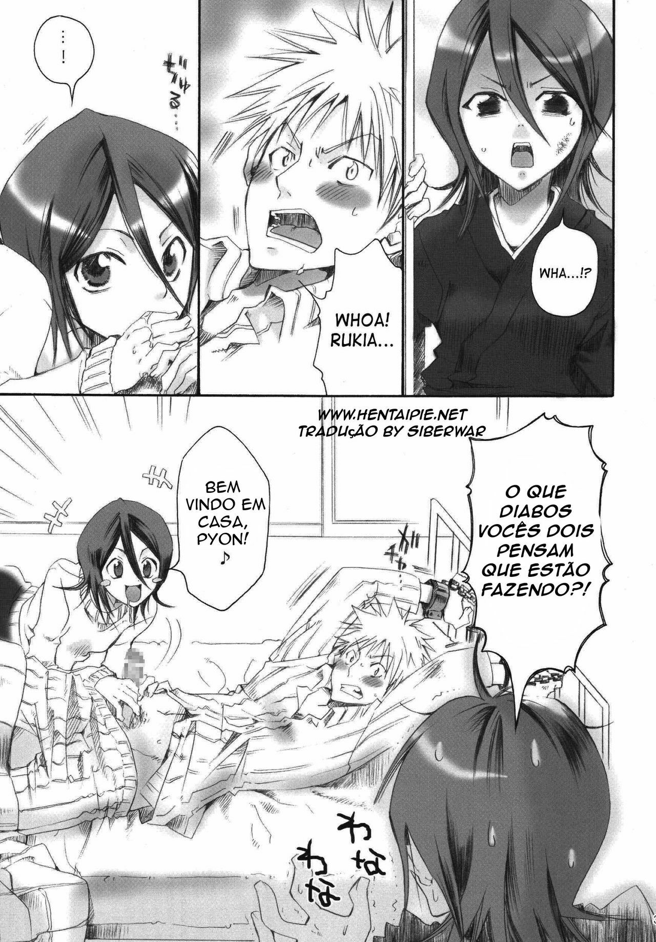 (C69) [Kurione-sha (YU-RI)] Pochi Honey | Petit Honey (Bleach) [Portuguese-BR] [HentaiPie] page 2 full