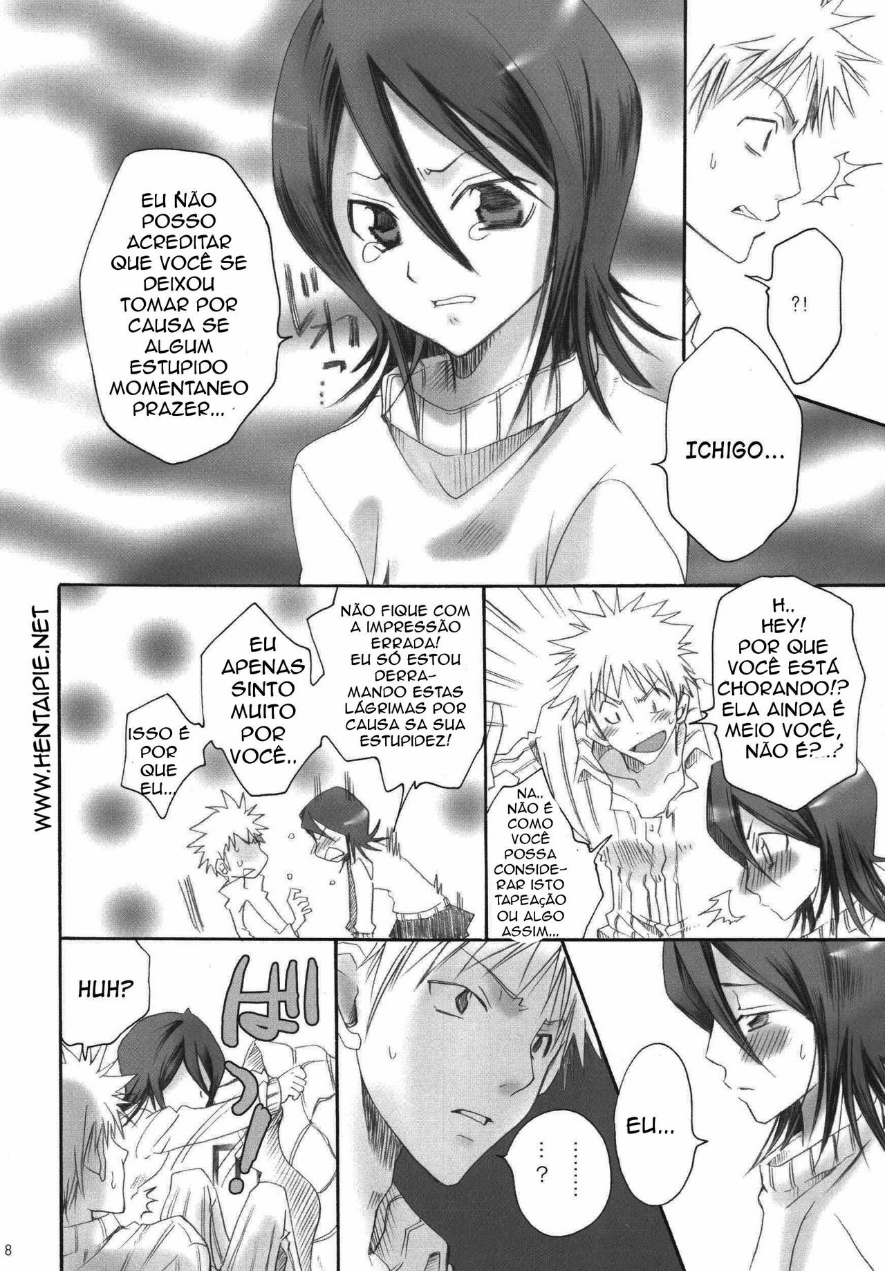 (C69) [Kurione-sha (YU-RI)] Pochi Honey | Petit Honey (Bleach) [Portuguese-BR] [HentaiPie] page 7 full