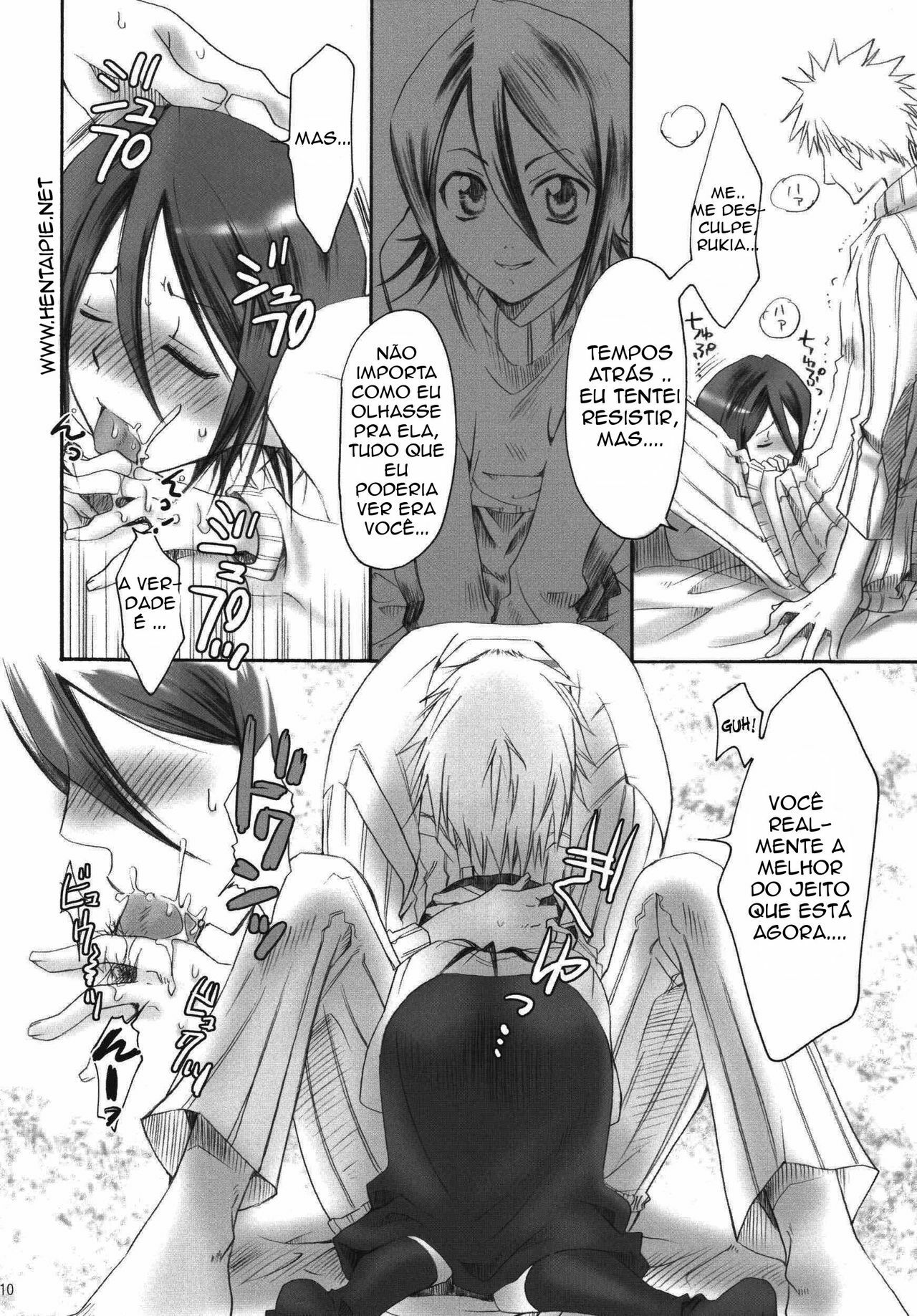(C69) [Kurione-sha (YU-RI)] Pochi Honey | Petit Honey (Bleach) [Portuguese-BR] [HentaiPie] page 9 full