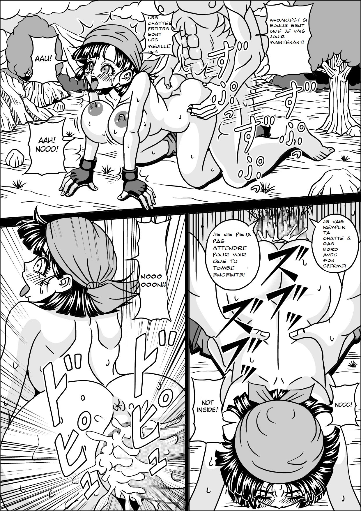[Pyramid House (Muscleman)] Kame Sennin no Yabou III (Dragon Ball Z) [French] [SuperDoujin] page 28 full