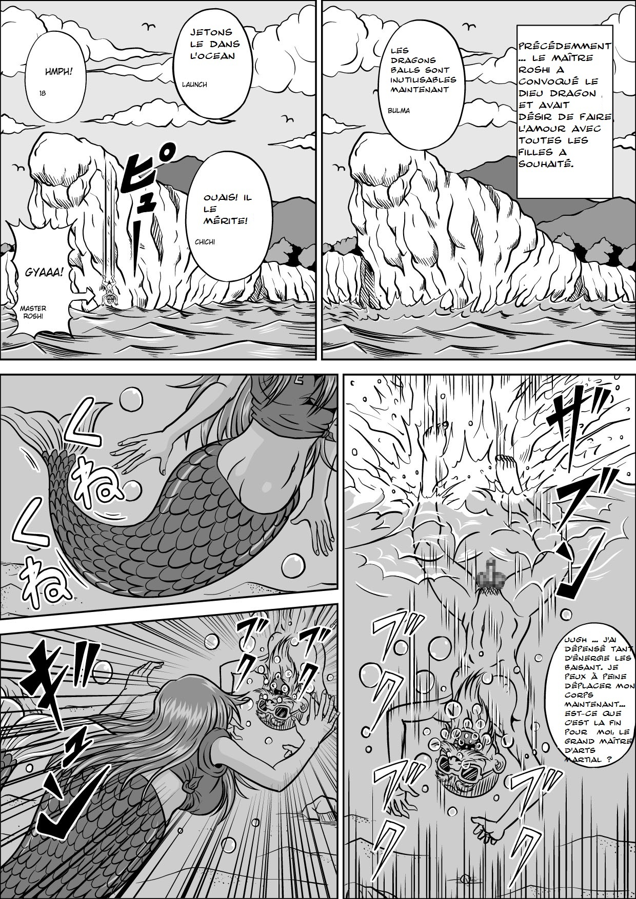 [Pyramid House (Muscleman)] Kame Sennin no Yabou III (Dragon Ball Z) [French] [SuperDoujin] page 7 full