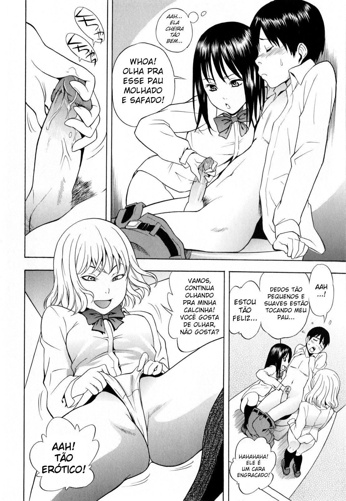 [Shiden Akira] Panchira Ero Tenshi | Meninas Safadas sem Saia. (COMIC Masyo 2010-03) [Portuguese-BR] [HentaiPie] page 14 full