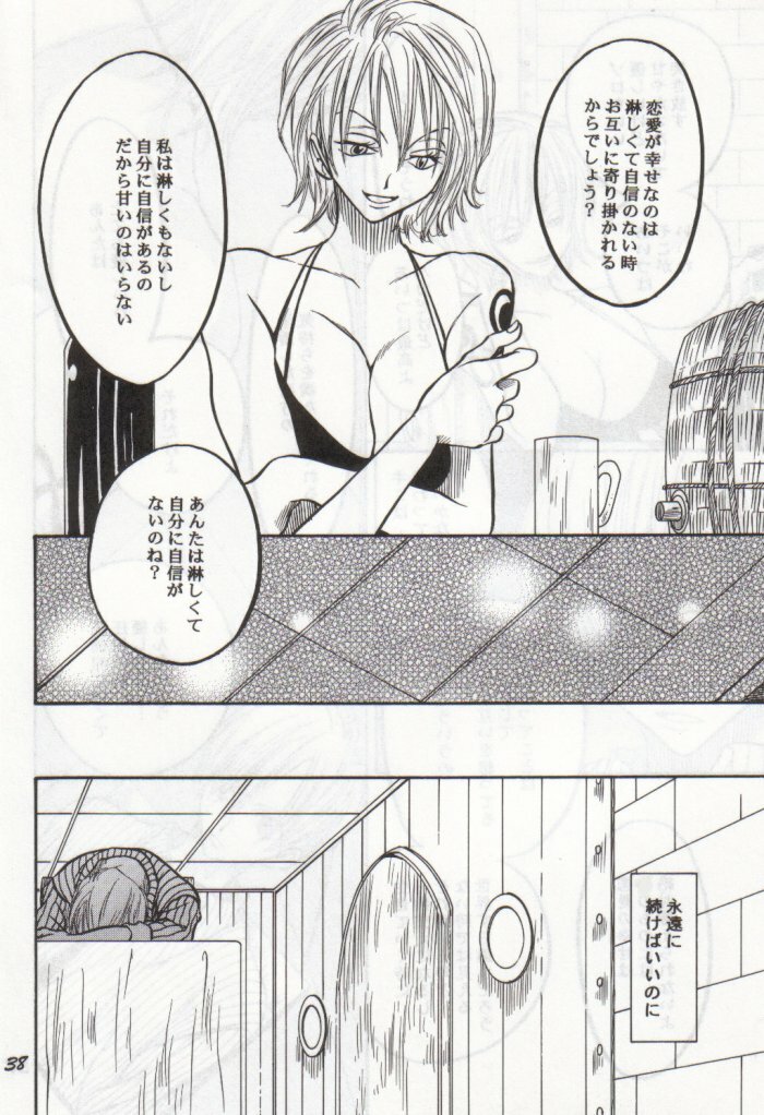 [Tcell (Dan Madoka)] Batten - BLACK MARK (One Piece) page 37 full