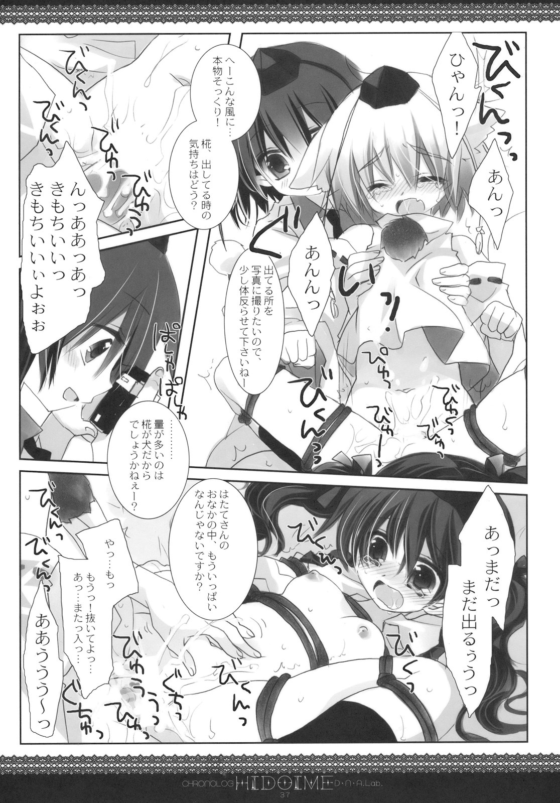 (SC48) [CHRONOLOG, D.N.A.Lab. (Sakurazawa Izumi, Miyasu Risa)] HIDOIME (Touhou Project) page 37 full
