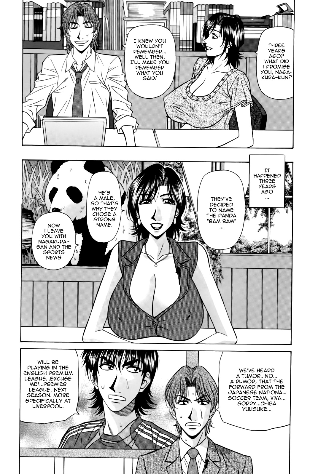 [Ozaki Akira] Hitoduma Bakunyuu Announcer Yuriko-san 1 [English] [Nemui] page 135 full