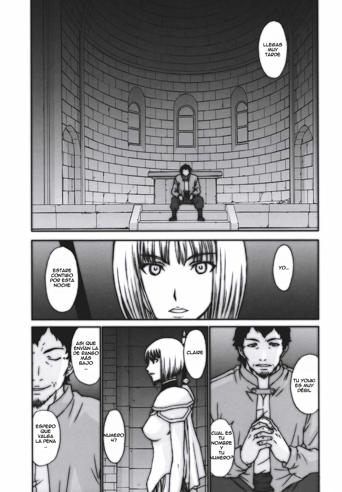 (C73) [Secret Society M (Kitahara Aki)] Doukoku no Ori (Claymore) [Spanish] [Radioactivo] [Decensored] page 5 full