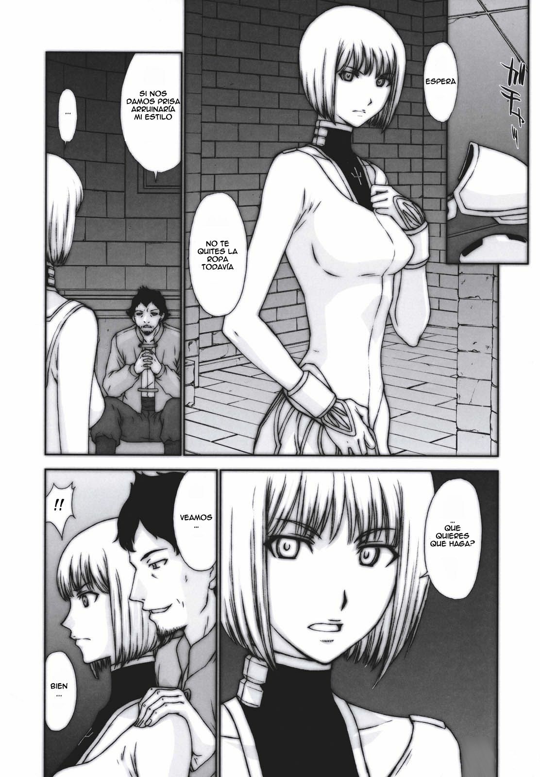 (C73) [Secret Society M (Kitahara Aki)] Doukoku no Ori (Claymore) [Spanish] [Radioactivo] [Decensored] page 6 full