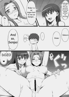 (C78) [S.S.L (Yanagi)] Sakura-san Egao ga Kowai desu | Sakura-san's Smile is Scary (Fate/hollow ataraxia) [English] - page 13