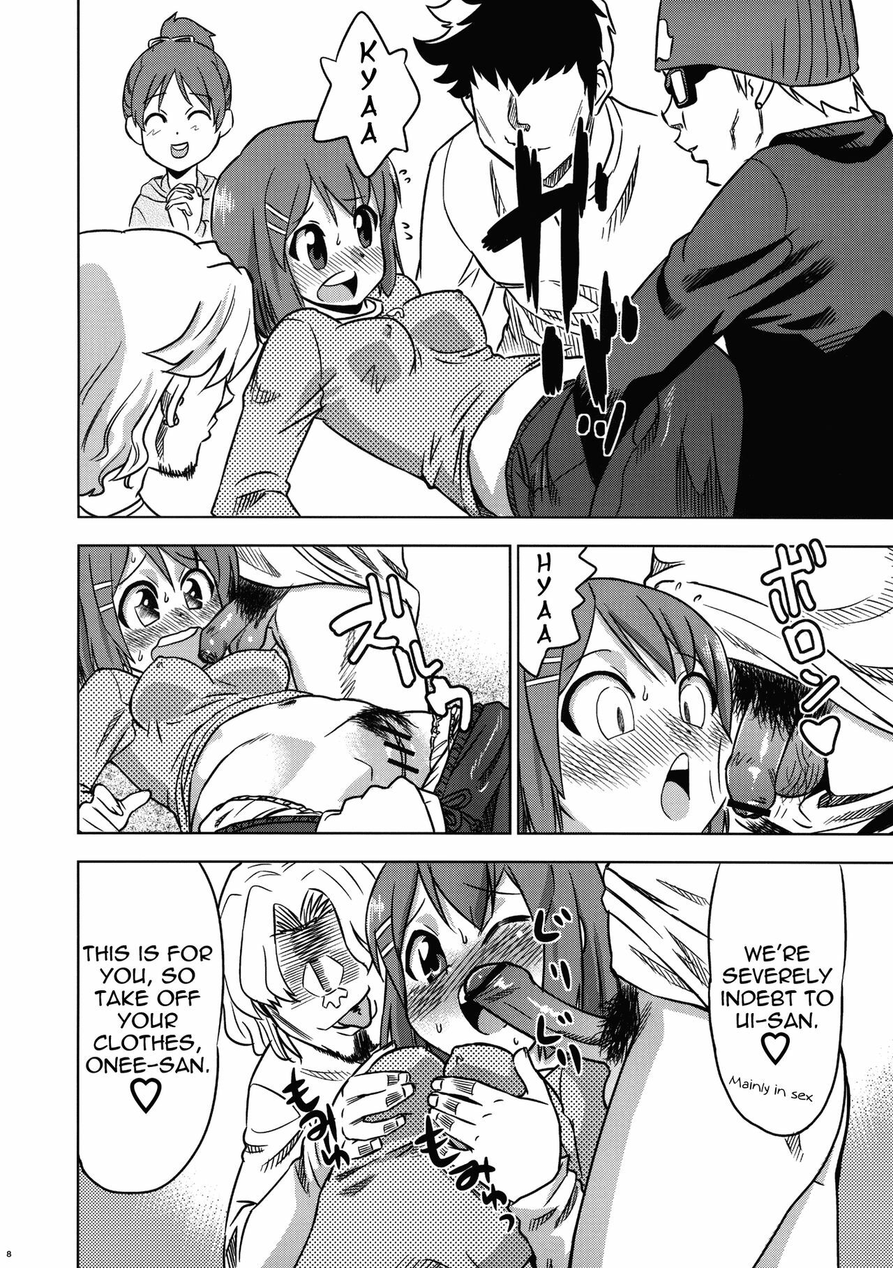 (C77) [Cafe Homerun (Abe Morioka)] Fuyu Yui | Winter Yui (K-ON!) [English] [Yoroshii] page 7 full