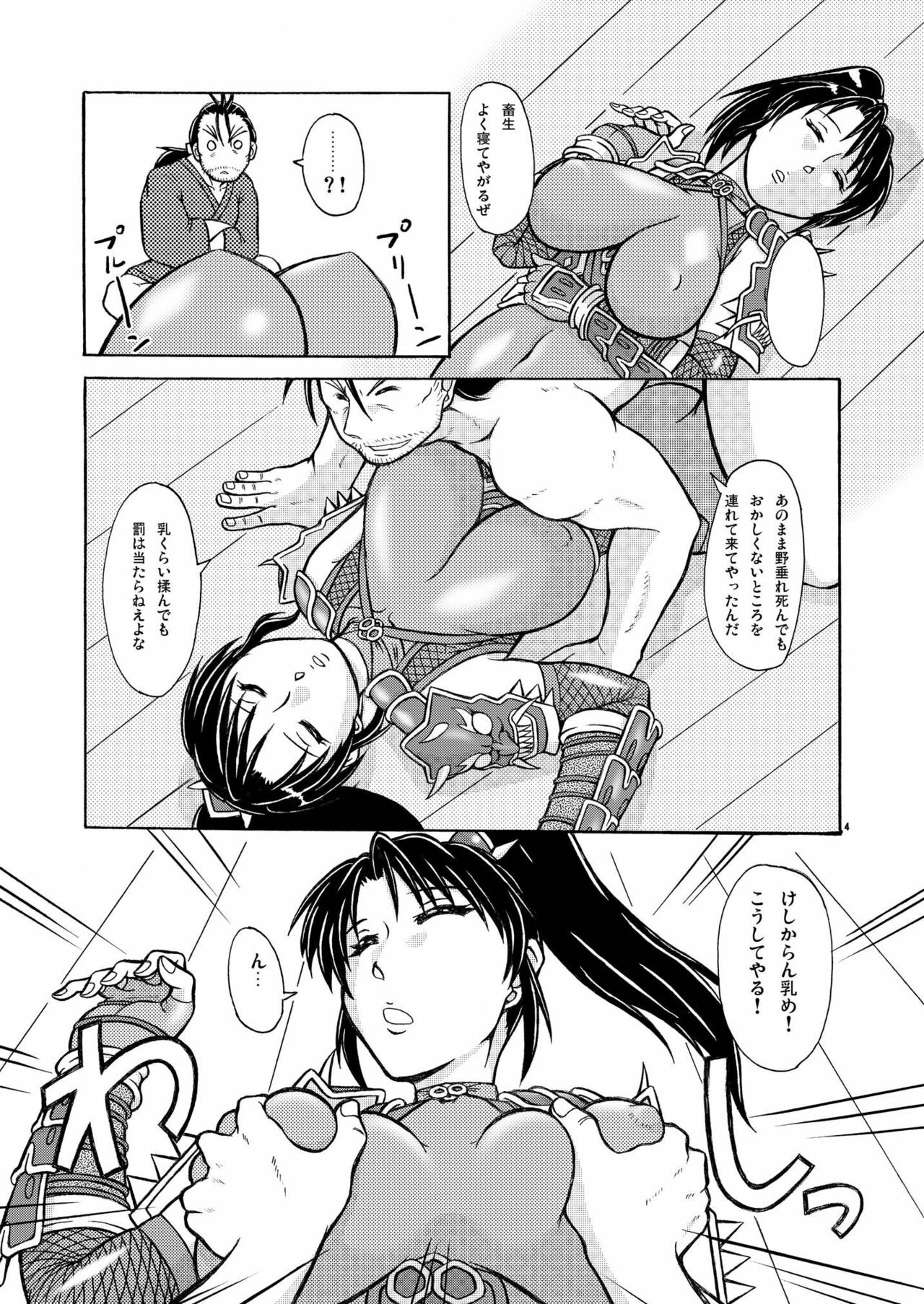 (CT15) [Dohatsu Shouten (Tetsu Kazuna)] Motteke! zenshin Tights REVENGE (SoulCalibur) page 4 full