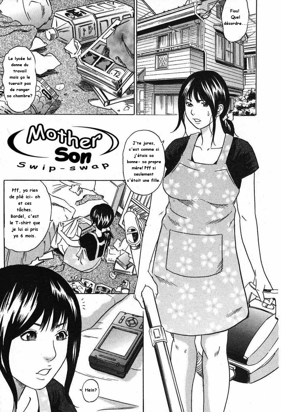 Mother Son Swip-Swap [French] [Rewrite] [baalounet] page 1 full