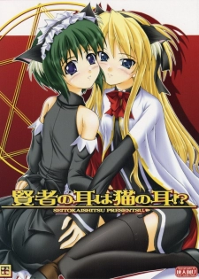 (SC37) [SEITOKAISHITSU (Akimoto Dai)] Kenja no Mimi wa Neko no Mimi!? (Quiz Magic Academy)