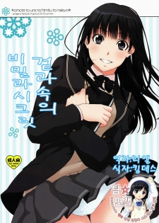 (C78) [apricot (Anji, Kuroo)] Omote to Ura no Himitsu to Naisho. | 겉과속의 비밀과시크릿 (Amagami) [Korean] [팀☆면갤]