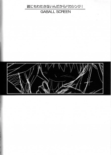 (C78) [Gaball Screen (Yukiusagi)] Dare nimo Watasanai n dakara Baka Shinji! (Neon Genesis Evangelion) - page 4