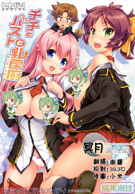 (C77) [Hikakuteki Simple na Panty (Imonade Ryouchou)] Chichi to Bust to Oppaichuu (Baka to Test to Shoukanjuu) [Chinese] [冥月汉化组]