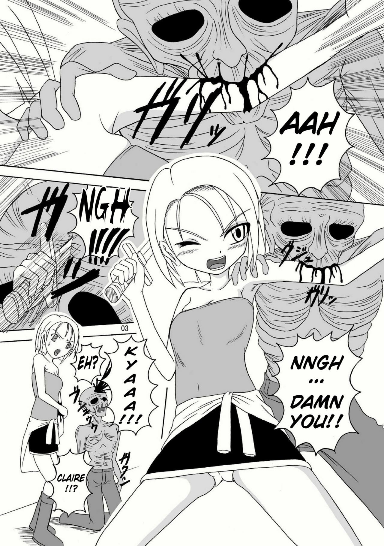 (Puniket 18) [Pint Size (Tenrai, TKS)] Bio Grotesque (Resident Evil) [English] page 3 full