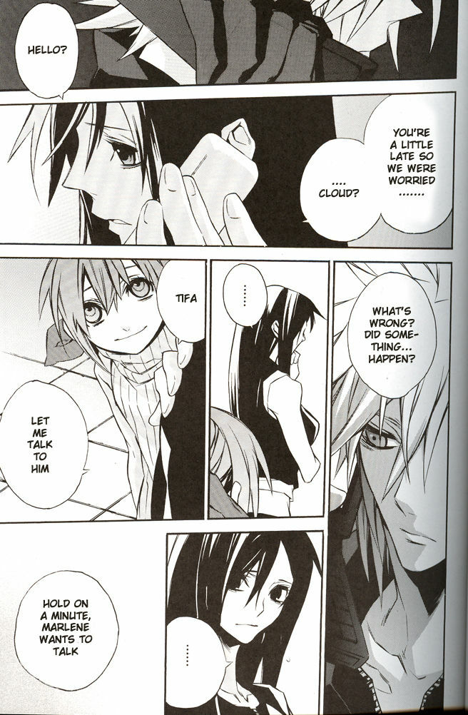 (C70) [kiki (Fujiwara Beni)] ZILCH #2 Darker Than Darkness (Final Fantasy VII Advent Children) [English] page 15 full