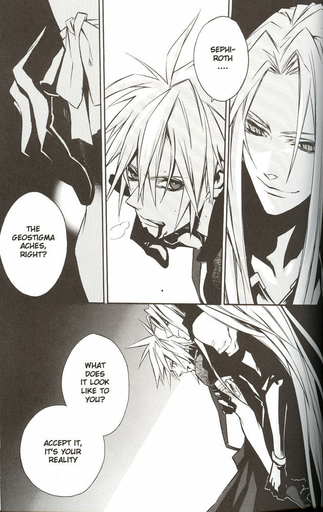 (C70) [kiki (Fujiwara Beni)] ZILCH #2 Darker Than Darkness (Final Fantasy VII Advent Children) [English] page 38 full
