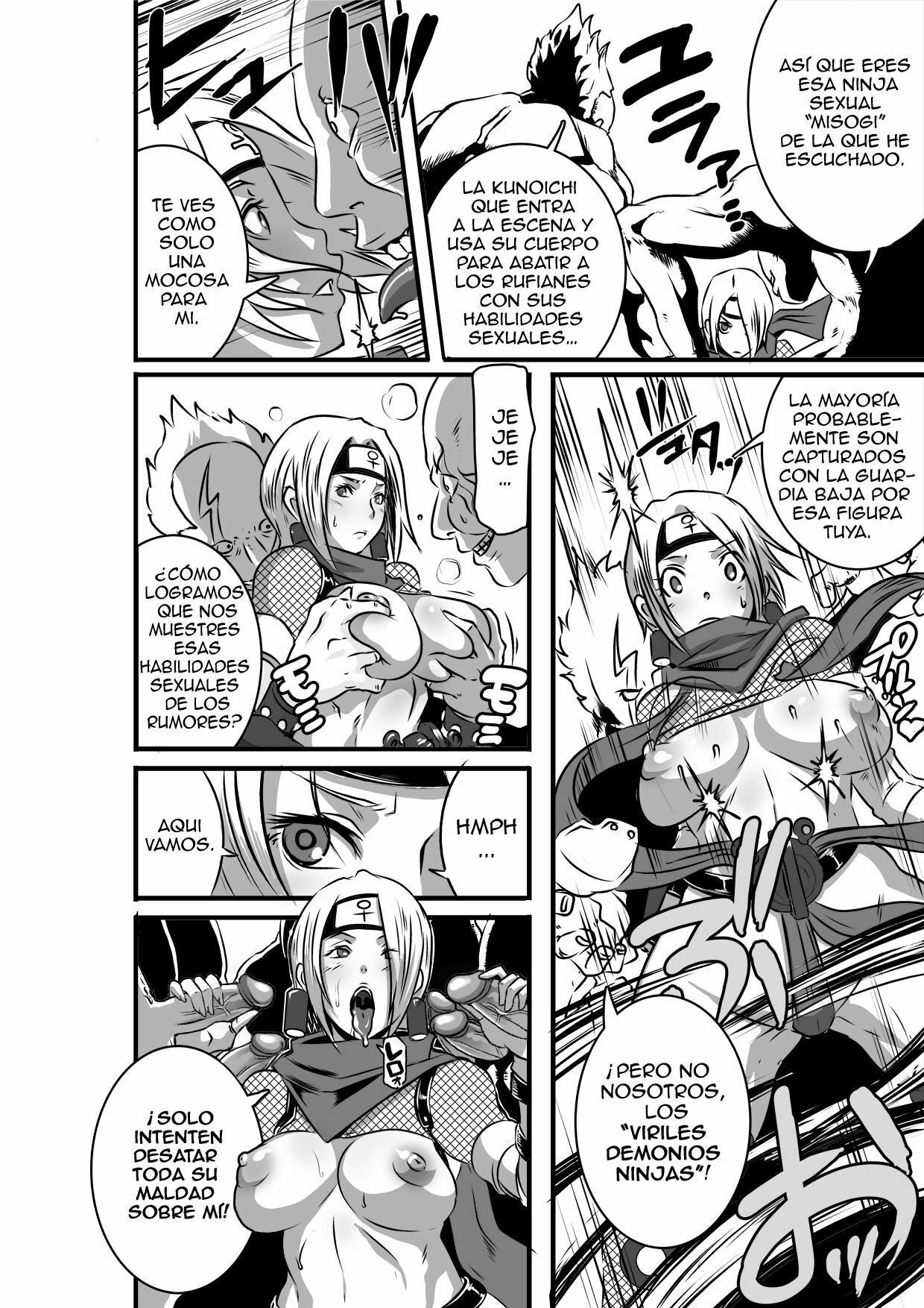 [Eroquis! (Butcha-U)] SACRIFICE HEROES - Sex Ninja Misogi [Spanish] page 7 full