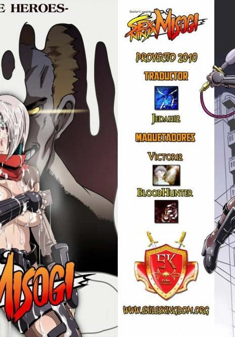 [Eroquis! (Butcha-U)] SACRIFICE HEROES - Sex Ninja Misogi [Spanish]