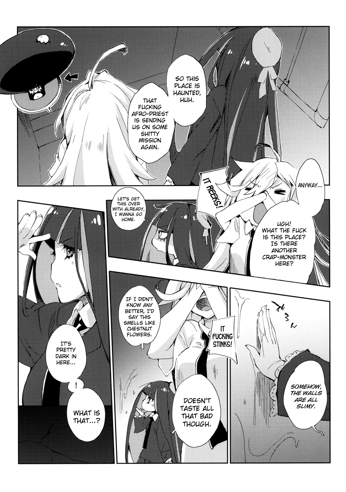 (C79) [Mono x Chro (Kokonoka)] ¿inmoral unmoral? (Panty & Stocking with Garterbelt) [English] =Little White Butterflies= page 4 full